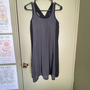 Senita Athletics Gray and Black Dress with pads size S